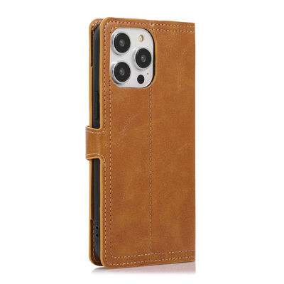 고급 진짜 피혁 폰 케이스 가죽 지갑 폰 케이스 아이폰 가죽 케이스