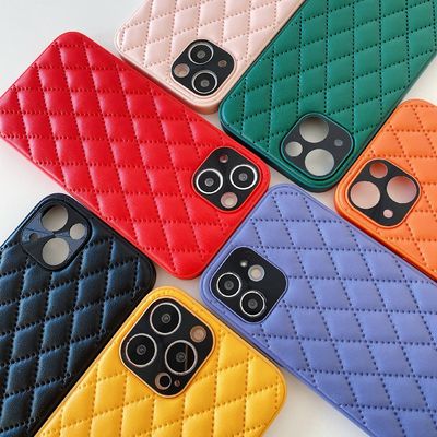 아이폰 12 프로 맥스에 대한 만화 가죽 진짜 피혁 전화기 뒷면 커버 아래로