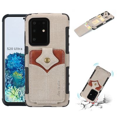 고급 진짜 삼성 보호 케이스 다중기능 가죽 폰 케이스