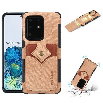 고급 진짜 삼성 보호 케이스 다중기능 가죽 폰 케이스