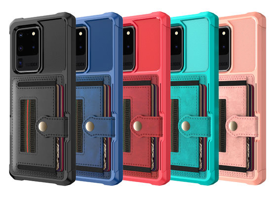 맥세이프 삼성 휴대폰 파우치 외장재 오염 방지 자기를 띤 가죽 케이스