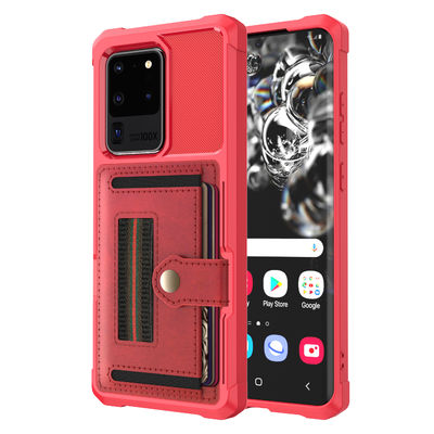 맥세이프 삼성 휴대폰 파우치 외장재 오염 방지 자기를 띤 가죽 케이스