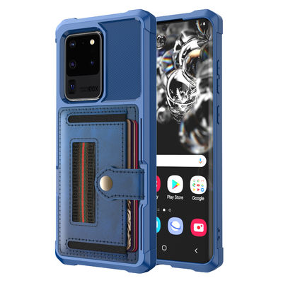 맥세이프 삼성 휴대폰 파우치 외장재 오염 방지 자기를 띤 가죽 케이스